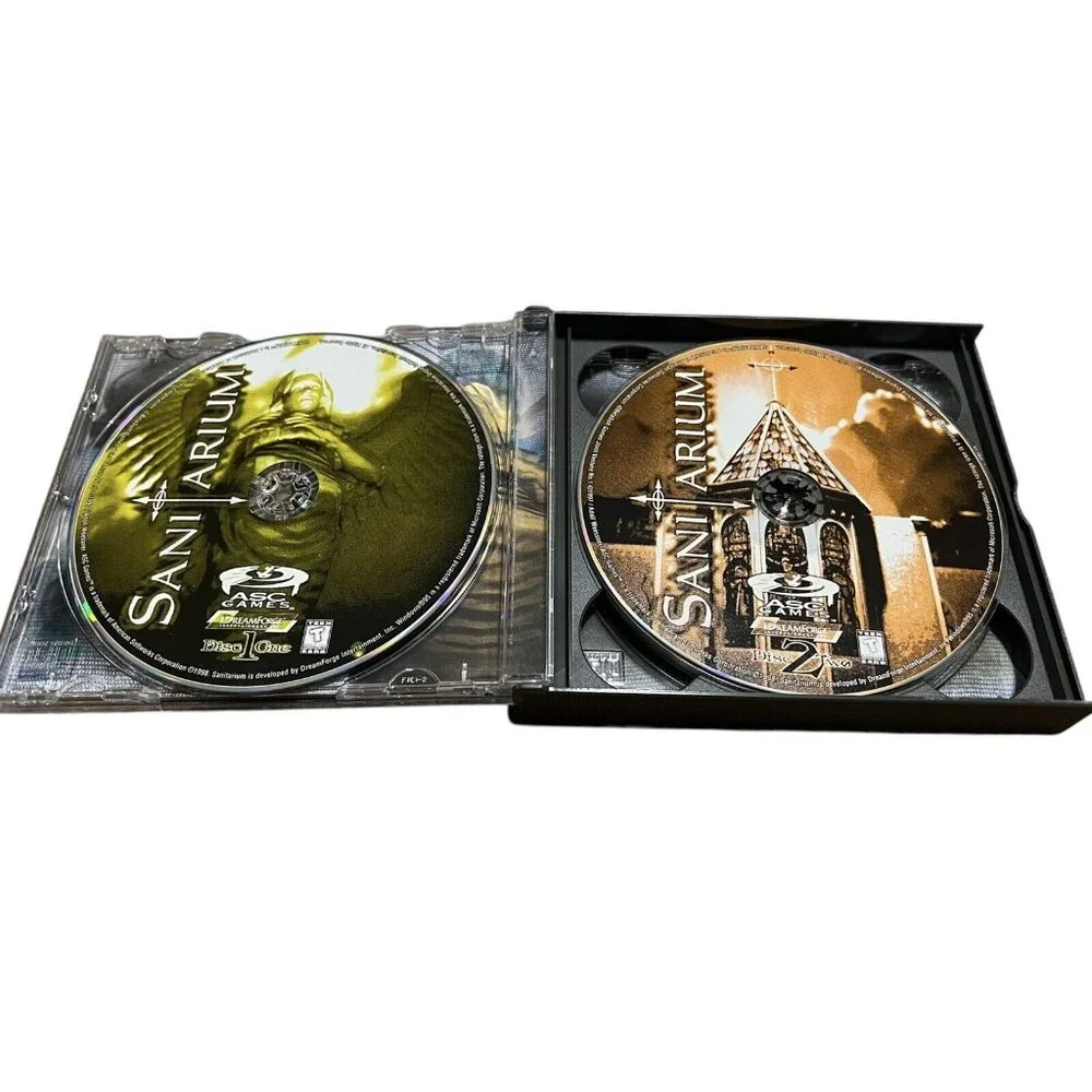 Sanitarium‎ PC GAME 1998, ASC Games (3 CD`S) No Manual Clean Discs
